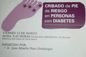 Sesión Clínica sobre Diabetes de nuestro compañero José Alberto Pozo en el Centro de Salud Amate