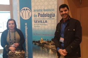 resentación de las Jornadas Andaluzas en el Seminario Internacional de Patología del Pie en Zaragoza Abril 2019