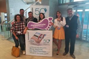 resentación de las Jornadas Andaluzas en el Seminario Internacional de Patología del Pie en Zaragoza Abril 2019