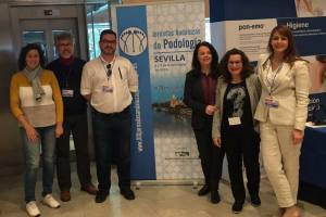 resentación de las Jornadas Andaluzas en el Seminario Internacional de Patología del Pie en Zaragoza Abril 2019
