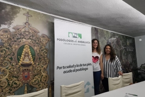 CHARLA INFORMATIVA SOBRE EL CUIDADO DE LOS PIES A PEREGRINOS EN LA HERMANDAD DEL ROCÍO DE HUELVA JUNIO 2019