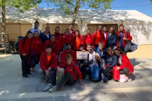 DISPOSITIVO DEL COLEGIO DE PDOLOGOS EN LA CARRERA DE MONTAÑA 101 KM LA LEGIÓN RONDA MAYO 2019