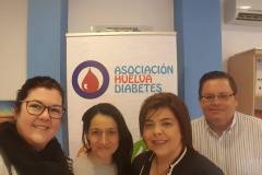 Firma de convenio entre la Asociación Huelva Diabetes y el COPOAN Marzo 2019