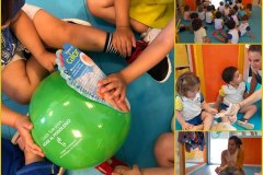 Taller educativo de nuestra compañera María Jesús Rey en centro de Educación Infantil  sobre el cuidado de los pies Junio 2019