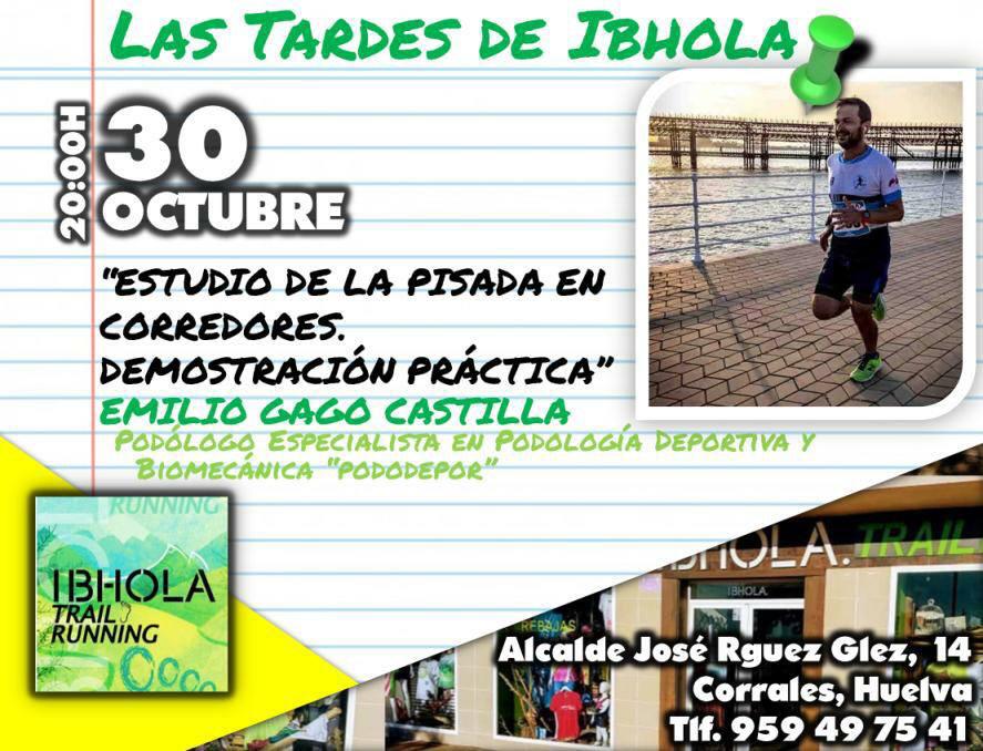 Estudio de la pisada en corredores. Demostración practica.
