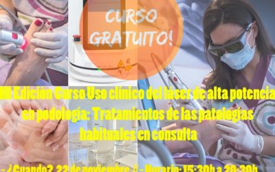 III Edición Curso Uso clínico del láser de alta potencia en podología