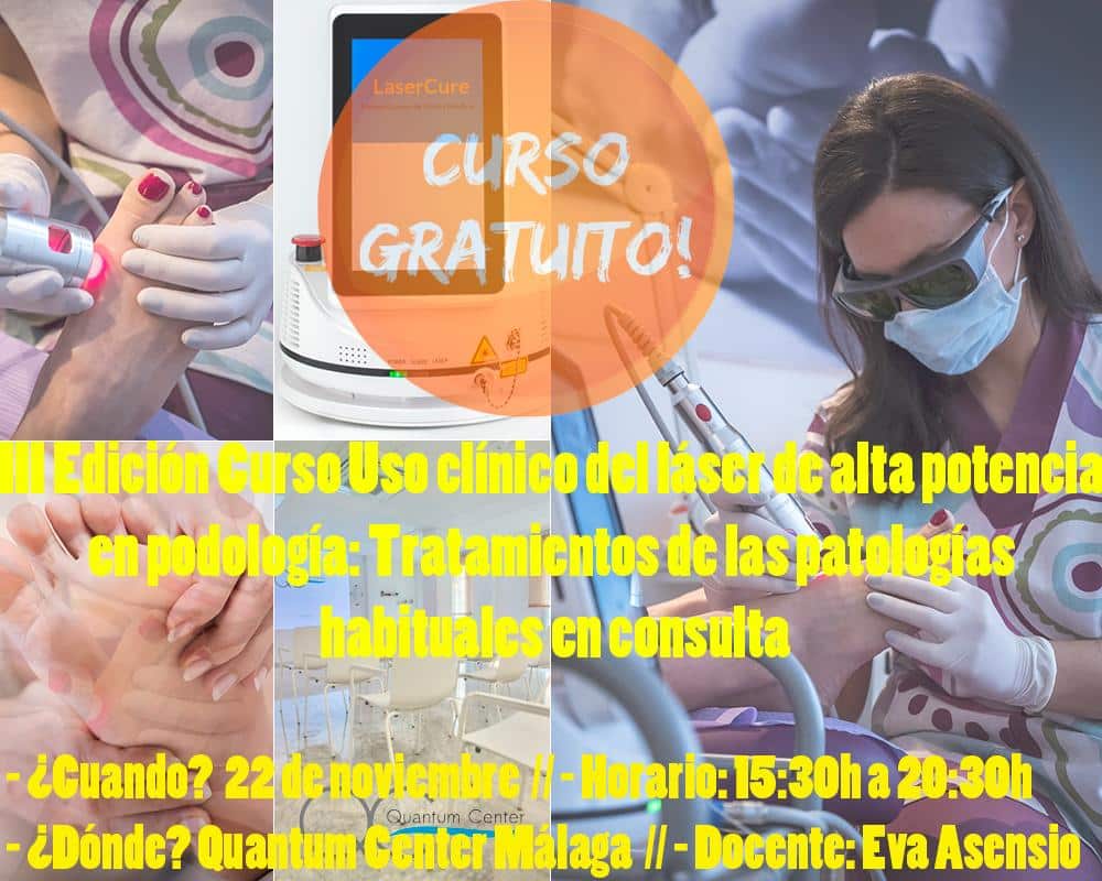 III Edición Curso Uso clínico del láser de alta potencia en podología