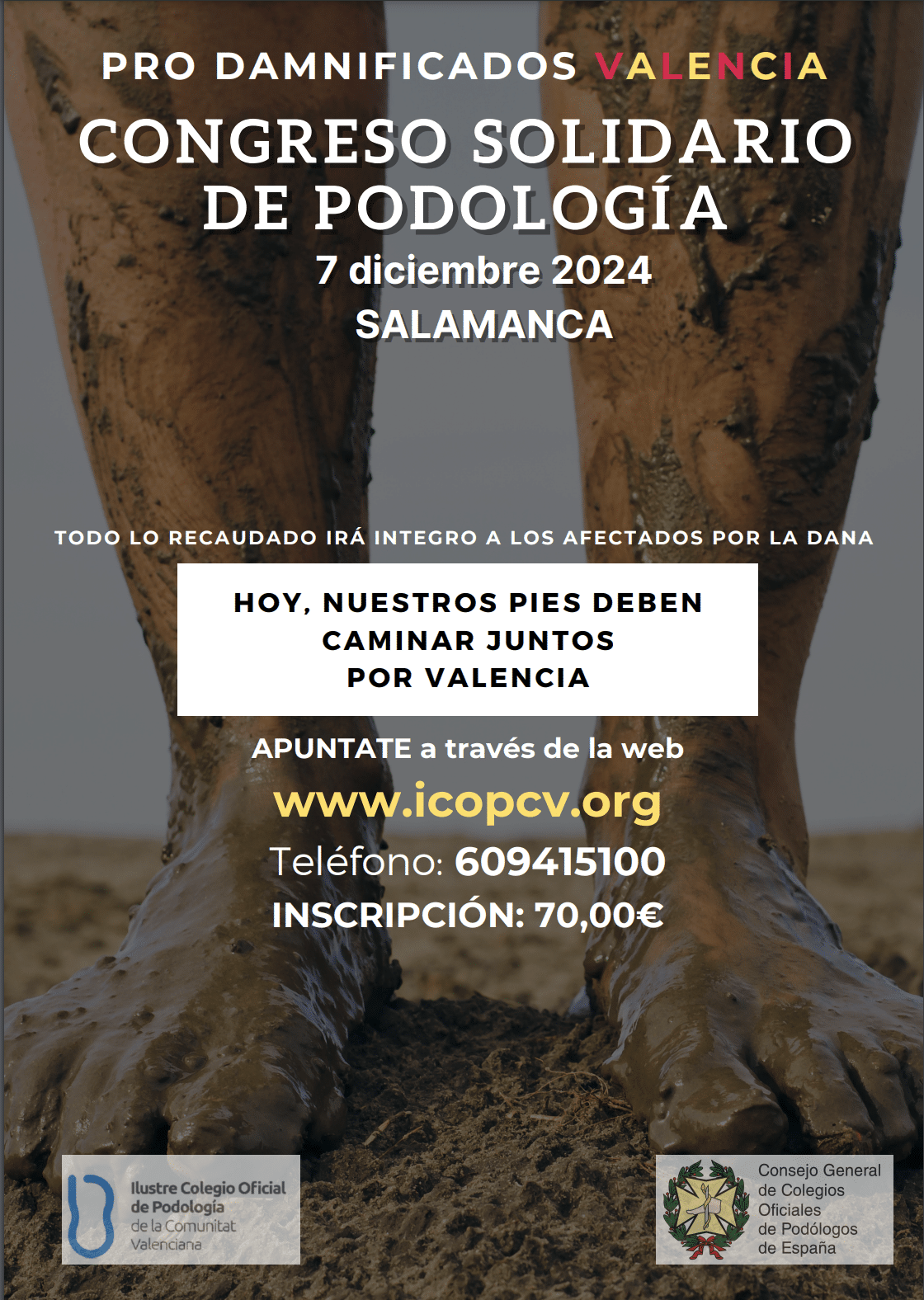 Únete al Congreso Solidario de Podología