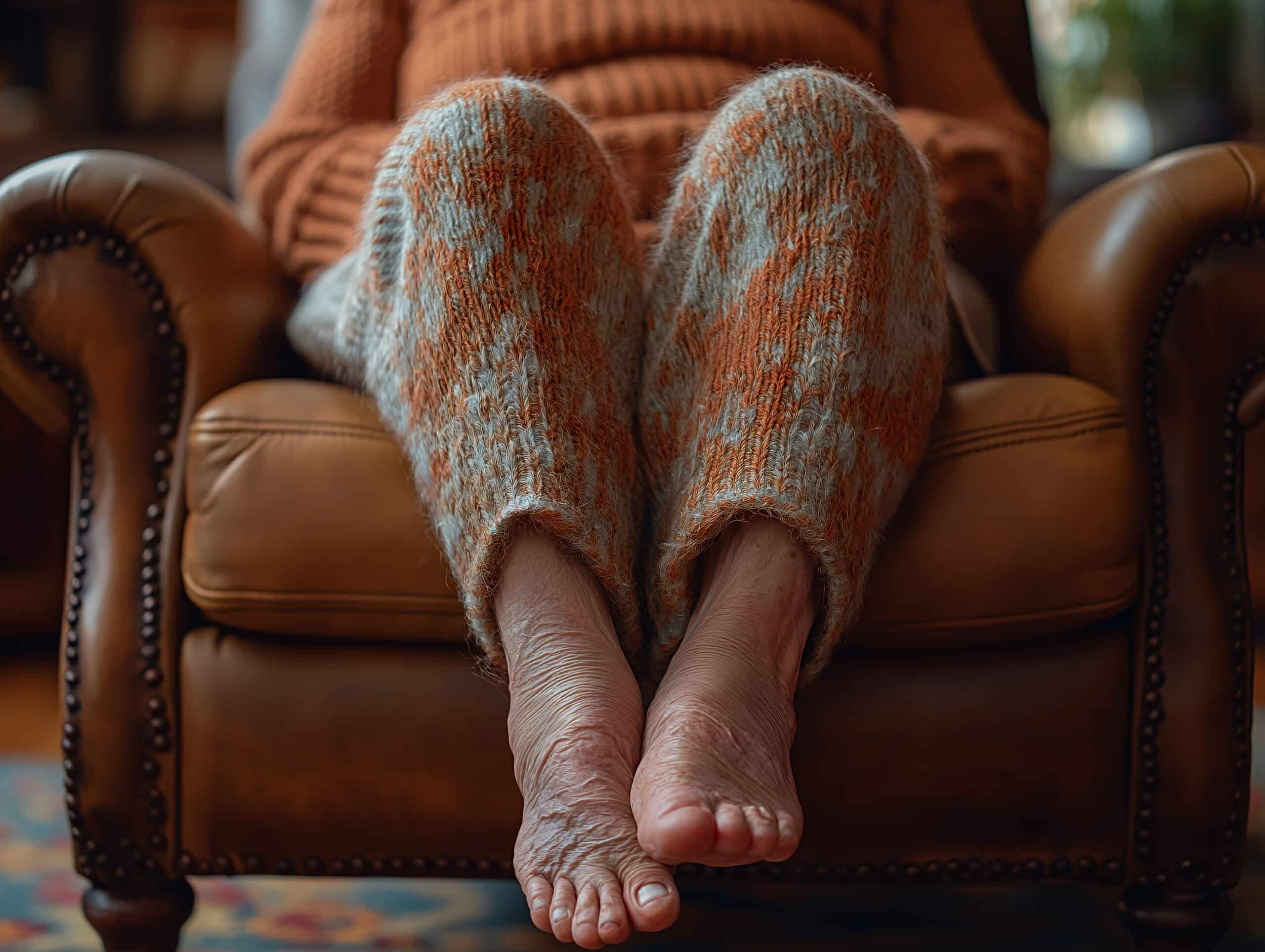Principales problemas en los pies en las personas mayores