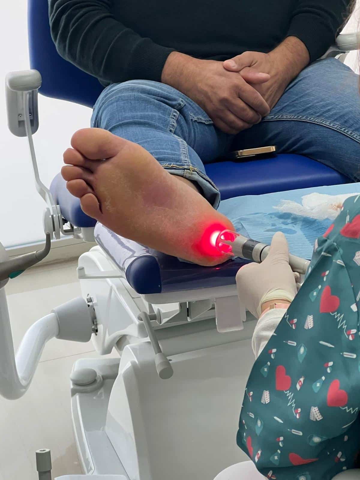 El láser también forma parte de la Podología